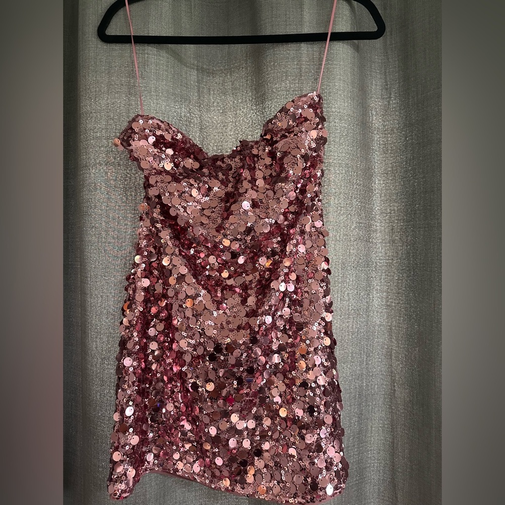 Superdown Azora Pink Mini Dress